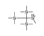 trimethyl-[methylsilyl-bis(trimethylsilyl)methyl]silane结构式