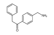 1-(4-AMINOMETHYL-PHENYL)-2-PHENYL-ETHANONE structure