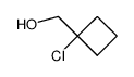 1-chloro-1-(hydroxymethyl)cyclobutane结构式
