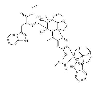 Vincaleukoblastine, O(sup 4)-deacetyl-3-de(methoxycarbonyl)-3-(((2-eth oxy-1-(1H-indol-3-ylmethyl)-2-oxoethyl)amino)carbonyl)-, (3(R))- picture