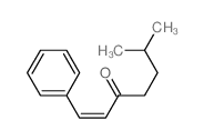 1-Hepten-3-one,6-methyl-1-phenyl-, (E)- (9CI) Structure