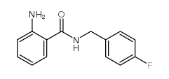 2-AMINO-N-(4-FLUOROBENZYL)BENZAMIDE结构式