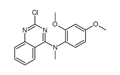 2-chloro-N-(2,4-dimethoxyphenyl)-N-methylquinazolin-4-amine结构式