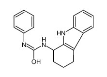 1-phenyl-3-(2,3,4,9-tetrahydro-1H-carbazol-1-yl)urea结构式