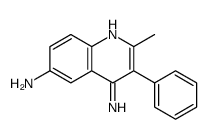 2-methyl-3-phenylquinoline-4,6-diamine结构式