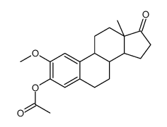 [(8R,9S,13S,14S)-2-methoxy-13-methyl-17-oxo-7,8,9,11,12,14,15,16-octahydro-6H-cyclopenta[a]phenanthren-3-yl] acetate结构式