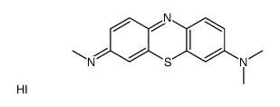 dimethyl-[7-(methylamino)phenothiazin-3-ylidene]azanium,iodide结构式