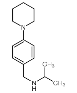 N-(4-哌啶-1-苄基)丙烷-2-甲胺结构式