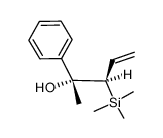 (2R,3R)-2-Phenyl-3-trimethylsilanyl-pent-4-en-2-ol Structure