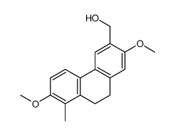 2,7-dimethoxy-3-(hydroxymethyl)-8-methyl-9,10-dihydrophenanthrene Structure