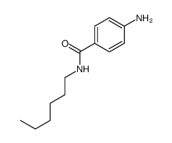 4-amino-N-hexylbenzamide Structure