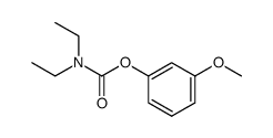 3-methoxyphenyl N,N-diethyl O-carbamate Structure