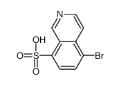 5-bromoisoquinoline-8-sulfonic acid结构式