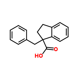 1-Benzyl-1-indanecarboxylic acid Structure