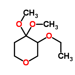 3-Ethoxy-4,4-dimethoxytetrahydro-2H-pyran Structure