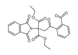 (2-nitro-phenacyl)-phthalimido-malonic acid diethyl ester Structure