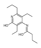 N-(3,5-diethyl-2-oxo-6-propyl-1H-pyridin-4-yl)butanamide Structure