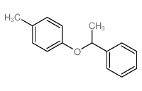 Benzene,1-methyl-4-(1-phenylethoxy)- Structure