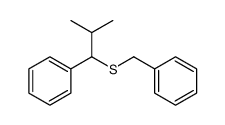 (1-benzylsulfanyl-2-methylpropyl)benzene Structure