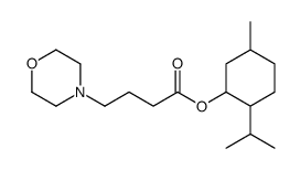 (5-methyl-2-propan-2-ylcyclohexyl) 4-morpholin-4-ylbutanoate Structure