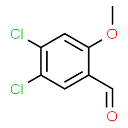 4,5-dichloro-2-methoxybenzaldehyde structure