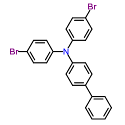 4,4'-Dibromo-4''-phenyltriphenylamine structure