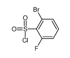 2-BROMO-6-FLUOROBENZENESULPHONYL CHLORIDE结构式