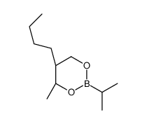 (4S,5R)-5-butyl-4-methyl-2-propan-2-yl-1,3,2-dioxaborinane Structure