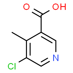 5-chloro-4-methylnicotinic acid结构式