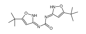 1,3-bis(5-tert-butyl-1,2-oxazol-3-yl)urea Structure