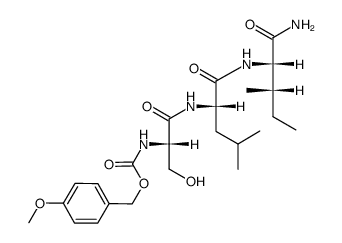 Z(OMe)-Ser-Leu-Ile-NH2 Structure