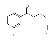 5-(3-FLUOROPHENYL)-5-OXOVALERONITRILE structure