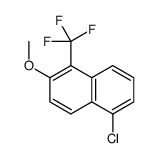 5-chloro-2-methoxy-1-(trifluoromethyl)naphthalene Structure