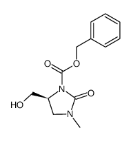 benzyl (S)-5-(hydroxymethyl)-3-methyl-2-oxoimidazolidine-1-carboxylate Structure