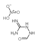 N-(diaminomethylideneamino)formamide; dihydroxy-oxo-azanium结构式