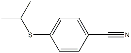Benzonitrile, 4-[(1-methylethyl)thio]- Structure