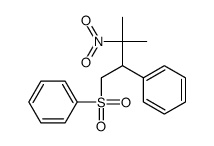 [1-(benzenesulfonyl)-3-methyl-3-nitrobutan-2-yl]benzene Structure