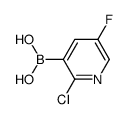 2-chloro-5-fluoropyridine-3-boronic acid picture