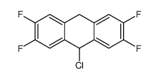 9-chloro-2,3,6,7-tetrafluoro-9,10-dihydroanthracene Structure