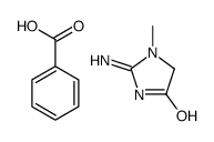 2-amino-3-methyl-4H-imidazol-5-one,benzoic acid Structure