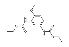 ethyl N-(3-ethoxycarbonylamino-4-methoxyphenyl)carbamate结构式