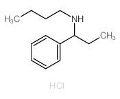N-(1-phenylpropyl)butan-1-amine结构式