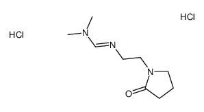 N,N-dimethyl-N'-[2-(2-oxopyrrolidin-1-yl)ethyl]methanimidamide,dihydrochloride Structure