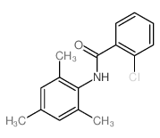 2-chloro-N-(2,4,6-trimethylphenyl)benzamide structure