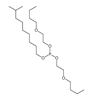 bis(2-butoxyethyl) 8-methylnonyl phosphite结构式