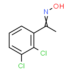 1-(2,3-dichlorophenyl)ethan-1-one oxime结构式