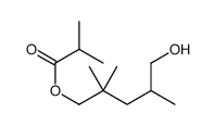 hydroxy-2,2,4-trimethylpentyl isobutyrate Structure