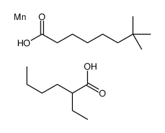 (2-ethylhexanoato-O)(neodecanoato-O)manganese Structure