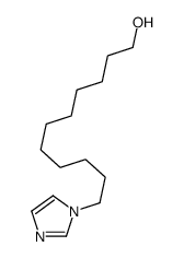 11-imidazol-1-ylundecan-1-ol结构式