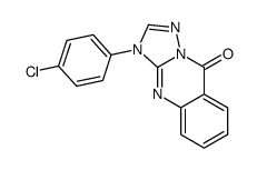 3-(4-chlorophenyl)-[1,2,4]triazolo[5,1-b]quinazolin-9-one结构式